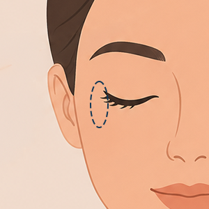 Crowsfeet Face360 Illustration Treatment