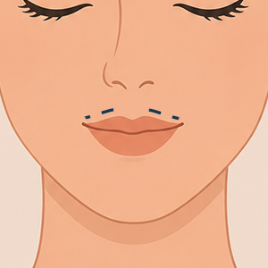 Lipfilp treatment illustration Face360