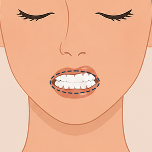 Teeth grinding Face360 illustration treatment